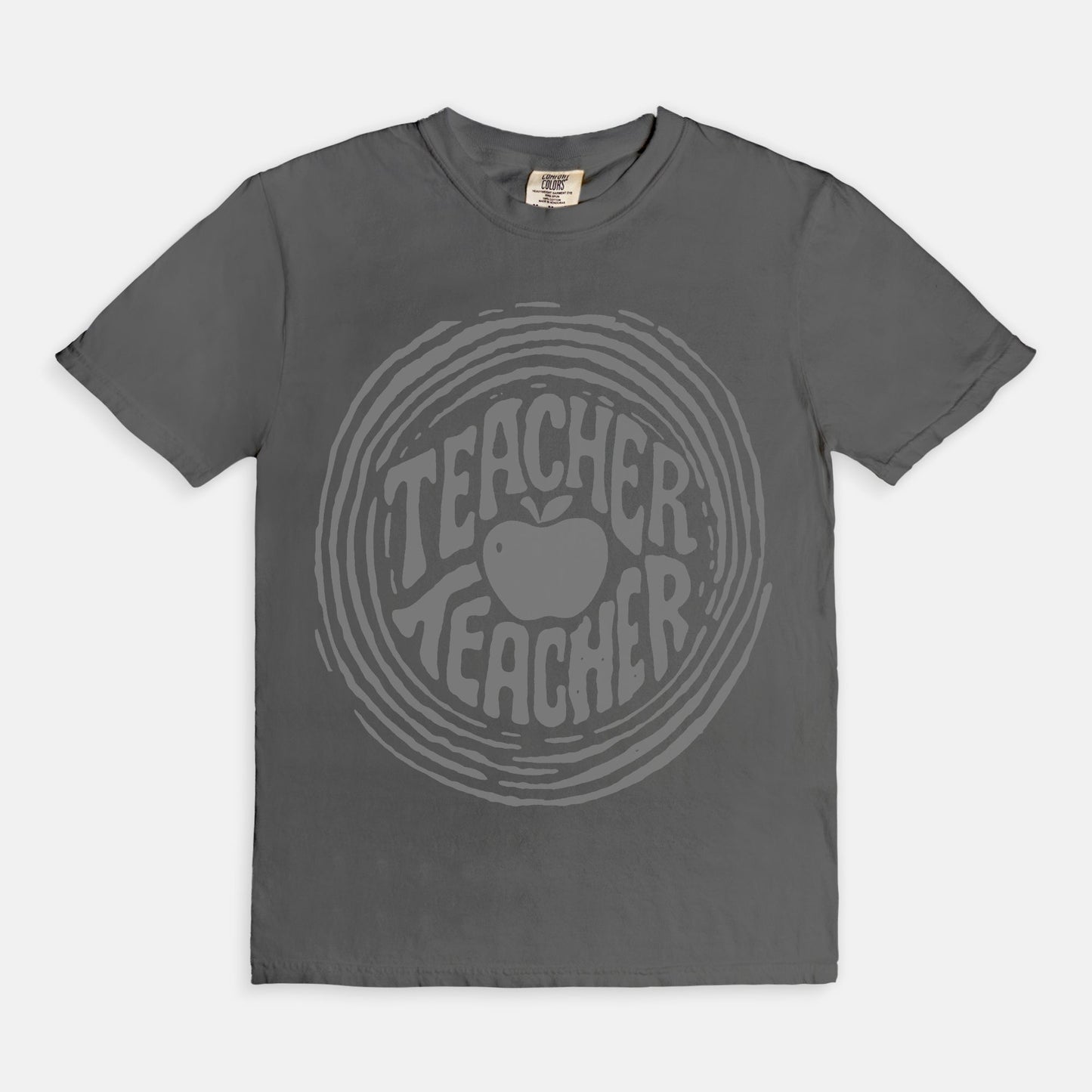 Teacher Teacher Ripple Graphic Tee Darks