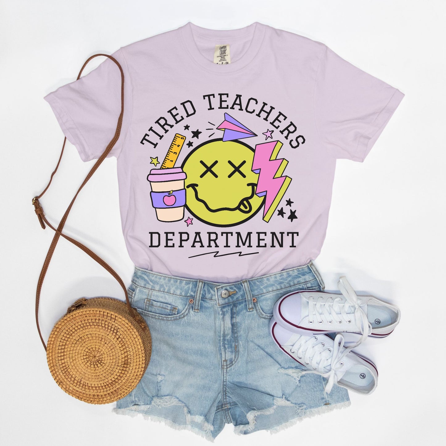 Tired Teachers Department Graphic Tee
