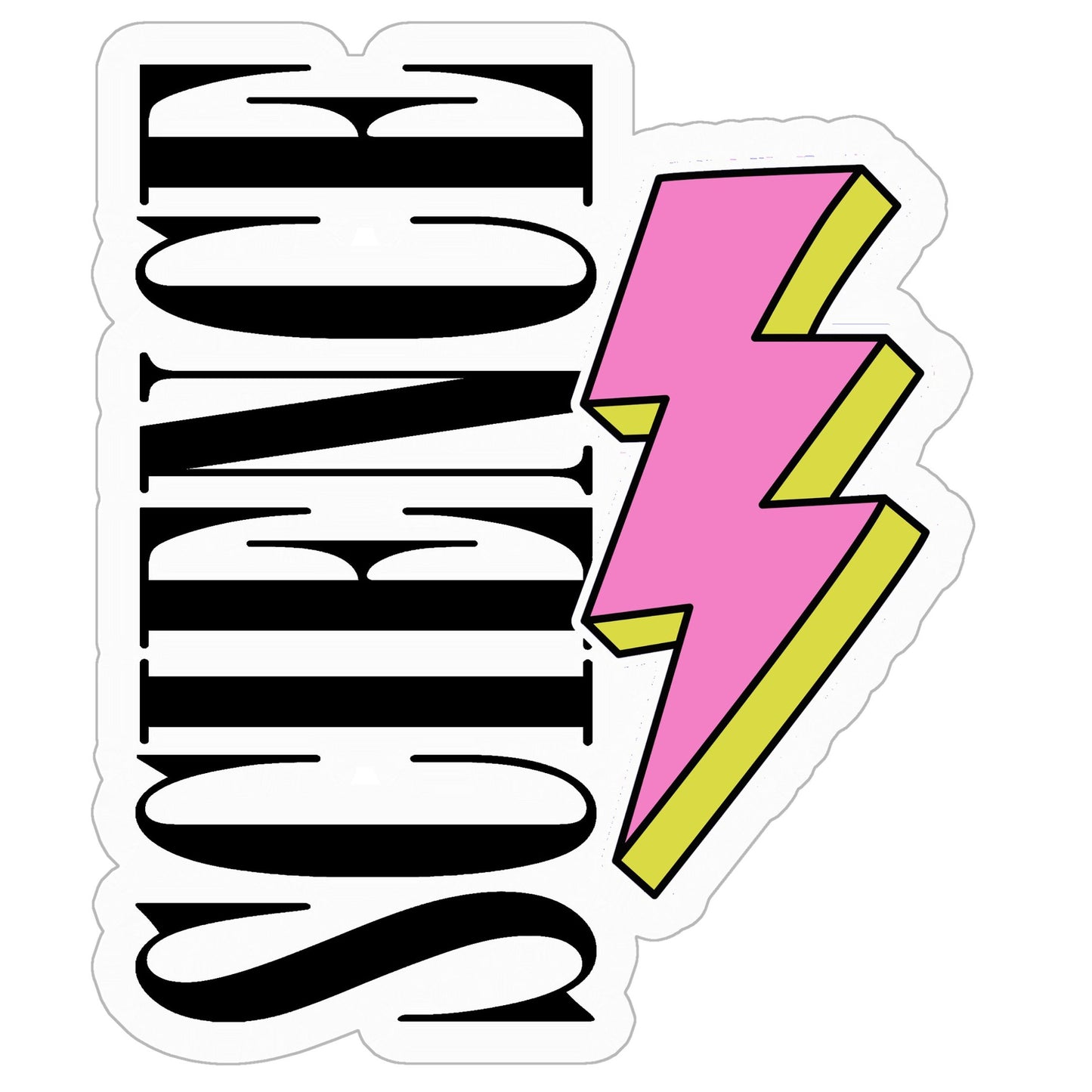 Science Lightening Bolt Sticker