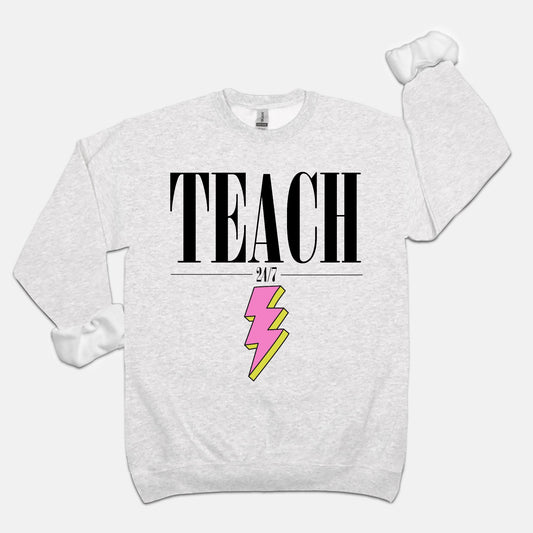 Teach 24/7 Crewneck