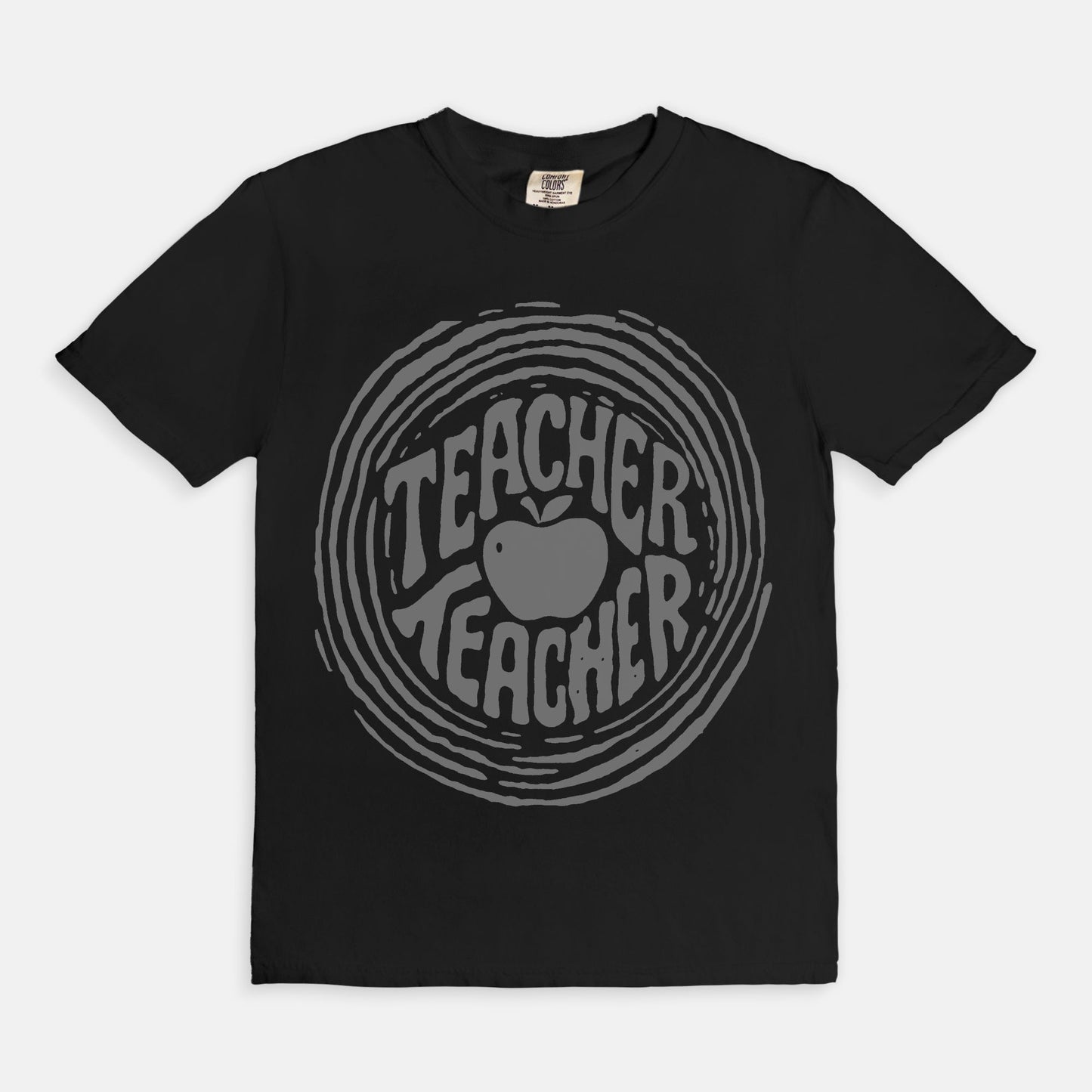 Teacher Teacher Ripple Graphic Tee Darks