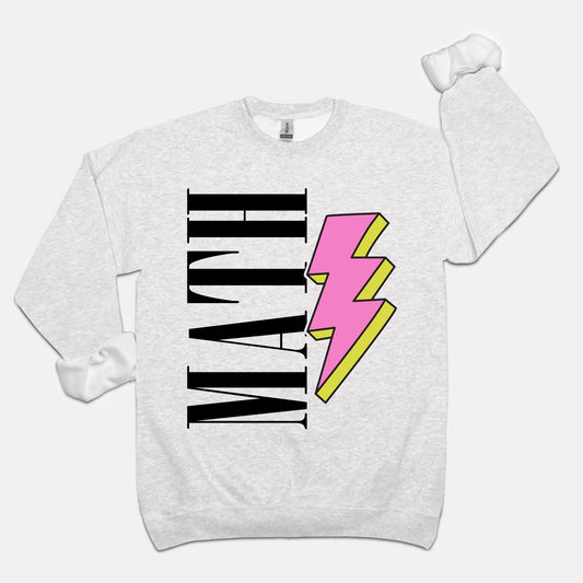 A Bolt of Math Crewneck