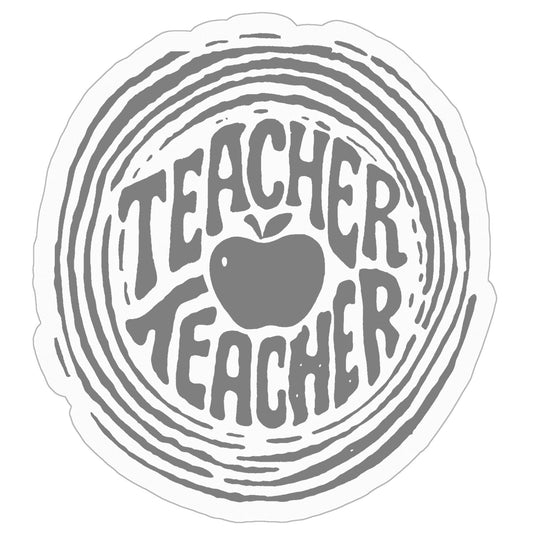 Teacher Teacher Ripple Sticker