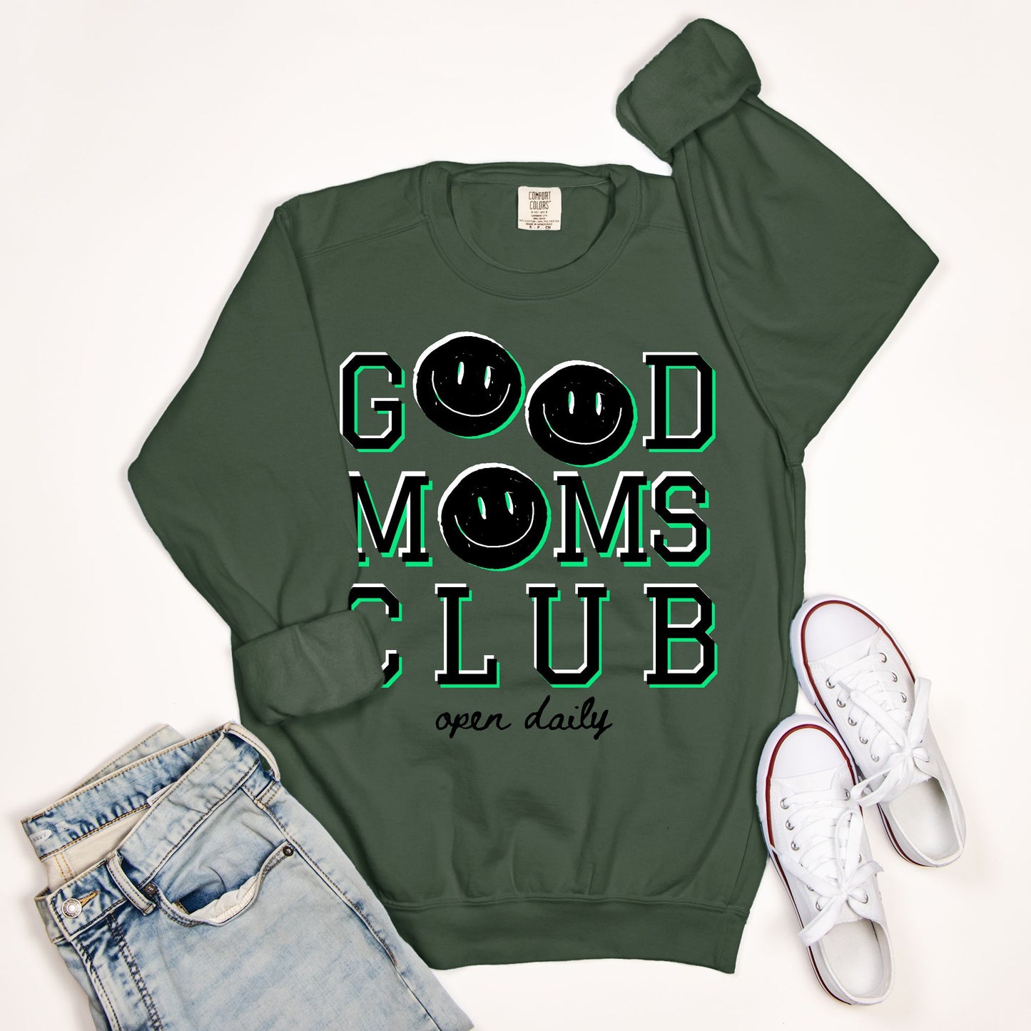 Good Moms Comfort Color Crewneck